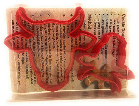 Cow Head Bull Cookie Cutter Set of 2, Biscuit, Pastry, Fondant Clay Cutter