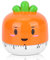 Visual Timer,60 Minute Kitchen Mechanical Egg Timer,Cartoon Lovely Carrot Mechanical Kitchen Manual Countdown Alarm Clock for Baking,Learning
