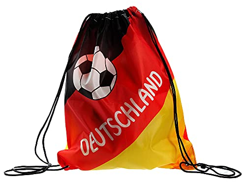 Cepewa Fanartikel WM EM │Matchbeutel Sportbeutel │Fanmeile Public Viewing │schwarz rot Gold (1 x Matchbeutel Deutschland)