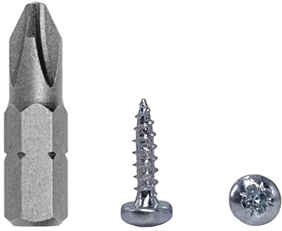 100 Stück DIN 7981 Stahl verzinkt 3,0 x 12 mm Holzschrauben Spanplattenschrauben mit Flachkopf Universal Pozi-Drive Schraube PZ Vollgewinde (100, 3,0 x 12 mm)