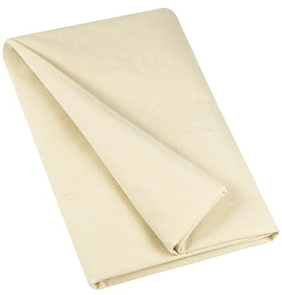 Hotgoden Mittelschwerer Musselin-Stoff aus 100% Baumwolle, ungebleichtes Musselin-Leinengewebe zum Nähen, Material für Bekleidung, 160 cm x 1,83 m, 4,6 m, 9,1 m