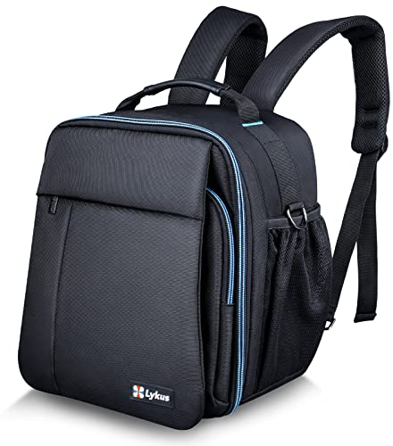 Lykus M1 Pro Rucksack Koffer für DJI Air 3S,DJI Mini 4 Pro, DJI Mavic 3 Pro, Mavic 3 Classic, DJI Air 3, DJI Mini 3/Pro mit DJI RC/DJI RC 2/RC Pro [NUR Rucksack]