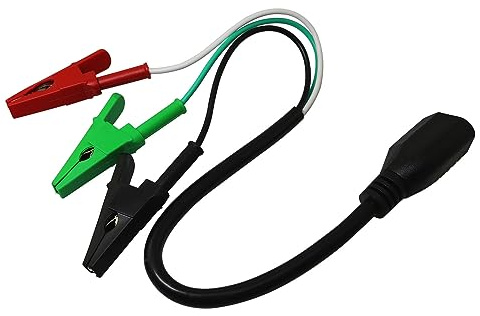 BLLNDX Adapter Wire 14AWG Universal Female Plug with Alligator Clip Tool Gap Compatible Sheath Equipment Circuit Breaker Power Cor