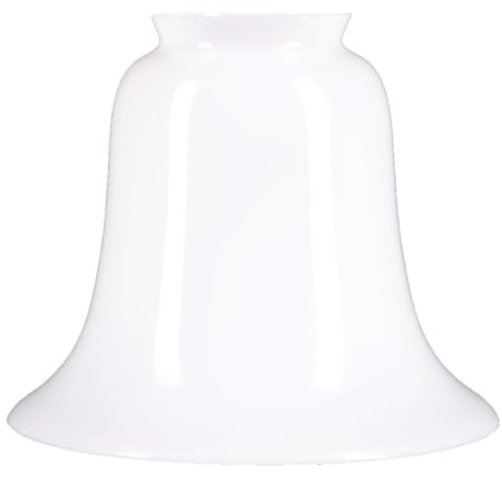 Pendelglasschirm Lampenglas Leuchtenglas Ø 140mm Weiß Glasschirm Ersatzglas Kragenrand 55mm
