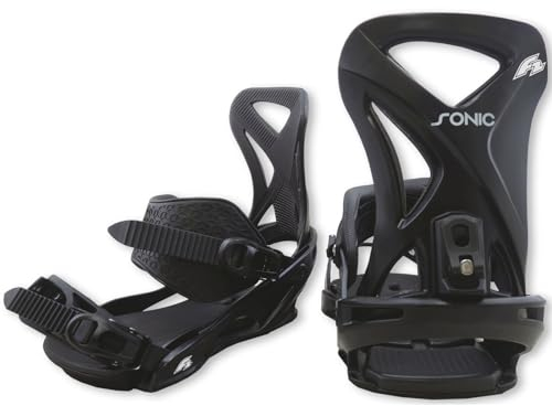 F2 Herren Snowboard Soft Bindung Sonic Pro M Schwarz 2024/25