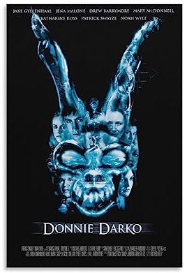 Donnie Darko Horror-Film-Poster, Leinwand, Wandkunst, Poster, dekorativ, modern, Heimdruck, Bild, Kunstwerk