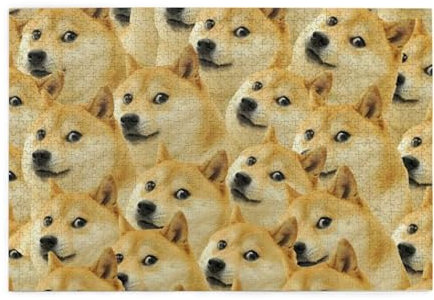 Mr Doge Meme Print 1000 Teile Puzzle Premium Holzpuzzle Geschenke Für Erwachsene Familie Hochzeit Abschluss Geschenk Vertikale Version