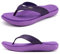 KuaiLu Viola Infradito Donna Comode Infradito da Spiaggia Sandali Ortopedici con Supporto per Arco Eleganti Sandali in Pelle per l'estate Taglia 38EU