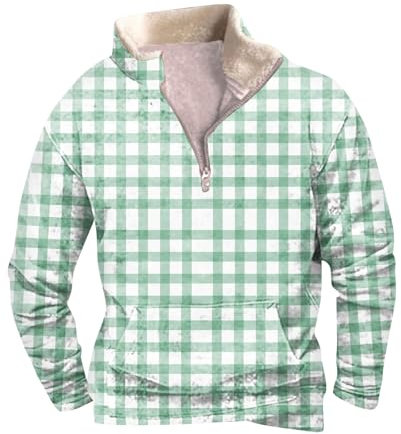 Anime Hoodie Baumwolle Live Fast Hoodie Kapuzenpullover Reissverschluss Herren Feuerwehr Sweatshirt Herren Hoodie Man Festival Oberteil Herren Hoodie Kurz Langarm Rollkragen Shirt(Green,4XL)
