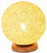Milisten Rattan-Kugel-Tischleuchte Rattan-Leuchten weihnachtbeleuchtung weihnachtsbeleutung tischlampe Kugellichter Rattanlicht Dimmbar Kugellampe aus Rattan Bambus