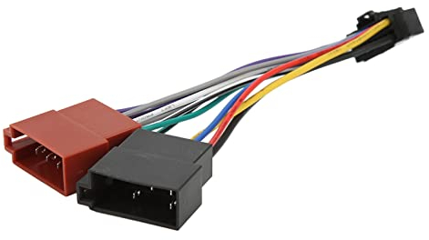 Radio-ISO-Kabelbaum-Adapter – Passt zu JVC Vorab Abisoliert für Einfache Installation Plug-and-Play kein Kabelschneiden Erforderlich Hergestellt aus Hochwertigem connettore iso