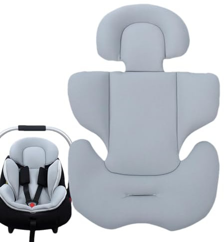 Huayeex Coussin De Siège pour Poussette, Coussin Réducteur Poussette, Coussins Réducteurs De Poussette, Réducteur De Siège Auto, Réducteur De Tête Et De Corps, Coussin De Poussette pour Bébé (Gris)