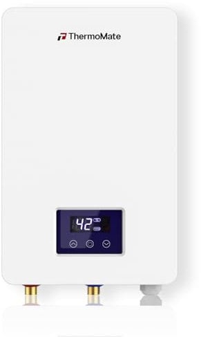 ThermoMate Elektronischer Durchlauferhitzer, 18kW, 400V, druckfest, gradgenaue Auslauftemperatur, stufenlos einstellbar, 30-60℃, LED Anzeige