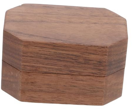 DEARMAMY Kasten Schmuckkästchen lagercontainer box für schmuck ohrring kästchen ohrring box Eheringhalter brautring fall Boxen für Eheringe Verlobungsring Etui hölzern