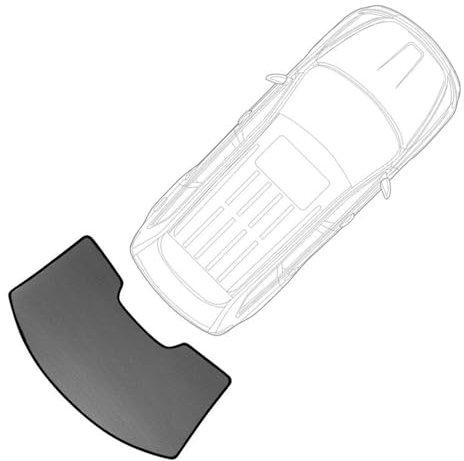 DZSQOMHGD Parasol Coche para Seat para Ateca SUV 2016-2023 2024 Coche Magnético Parasol Escudo Ventana Lateral Parasol Visor Coche Sun Shade Parasoles(Back)