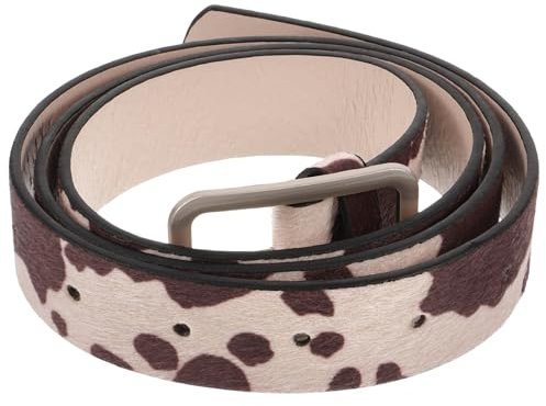 Cowgirl Accessoires Gürtel für Damenjeans aus Pu, Kuhmuster, Verstellbar