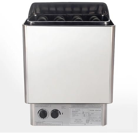 TIEOAXFT Generatore di Vapore for Stufa for Sauna da 9KW for Doccia Riscaldatore for Sauna in Acciaio Inossidabile Forno for Sauna secca Forno for Riscaldamento Domestico(9kw 220)