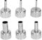 Heat Gun Nozzle Stainless Steel Hot Air Attachment Set 6Pcs for Soldering Welding and Rework Stations with 3mm 4mm 5mm 8mm 10mm 12mm Diameter