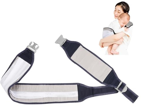 DECOMELODY Kleinkindtrage für Bauch und Hüfte Atmungsaktive Babytrage aus Netzgewebe für Draußen Reisen und Shopping Leicht und Komfortabel für Jedes Alter