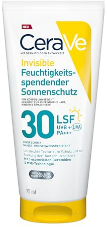 CeraVe Invisible Feuchtigkeitsspendender Sonnenschutz SPF 30