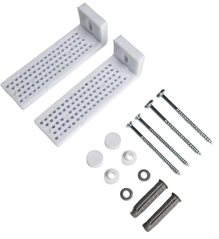 Kit di fissaggio a pavimento per bidet WC con viti di montaggio a L angolate per un'installazione stabile su superfici inclinate (L)