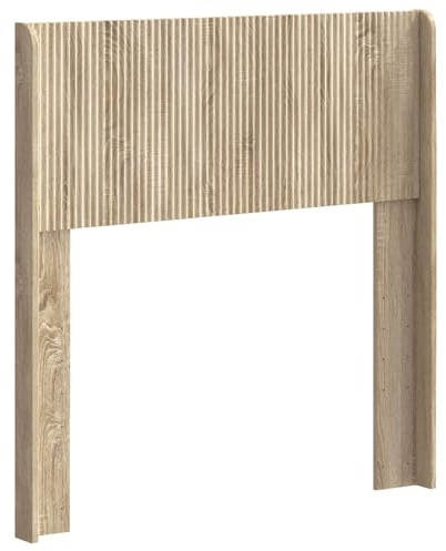 vidaXL Kopfteil Sonoma-Eiche PB, Schlafzimmer, modernes Design, Kopfteil aus Holz, schlanker Stil, schicke Deko, praktisches Element für Deine Wohnung