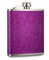 Prime Homewares 8oz Stainless Steel Plain Glitter Hip Flask Ladies Whisky Flasks (Purple Glitter)