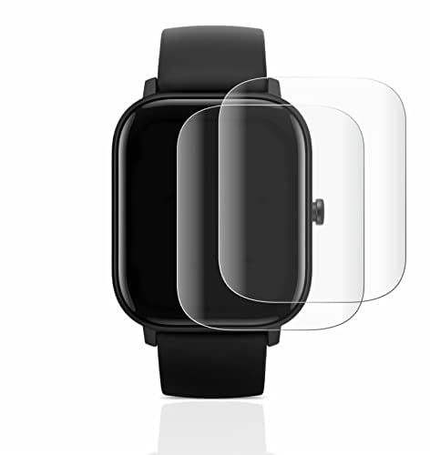 brotect Protection Intégrale 3D Incurvé pour Huami Amazfit GTS (2 Pièces) - Couverture Complète, Film Protection Écran