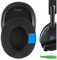 Geekria Sport Cooling Gel Replacement Ear Pads for Turtle Beach Stealth, Ear Force, Call of Duty, Recon, Series Headphones Ear Cushions, Headset Earpads, Ear Cups Repair Parts (Black)