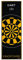 Kingpower Dartmatte Dart Teppich Turnier Matte Abwurflinie Bodenschutz Zubehör Dartpfeile Dartscheibe Dartboard 2 Größen 237cm und 290cm Verschiedene Designs, Design:Design 03 (Orange 237x80cm)