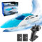 4DRC S4 RC Boat 2.4GHz High Speed RC Racing Boat with 2 Rechargeable Batteries for Adults and Kids