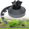 AufuN Flexible Rasenkante aus Kunststoff 20mx5cm mit 60 Erdanker zur Verankerung, Beetumrandung Wurzelsperre System, Pflastersteine Mähkante Garten dekorativ(20M, Hellgrau)