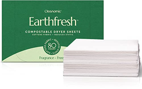 Cleanomic Earthfresh - Hojas secadoras, sin fragancia