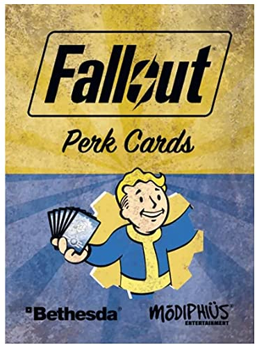 Modiphius Entertainment | Fallout: The Roleplaying Game | Perk Cards | RPG | English