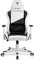 SENSE7 Gaming Stuhl Spellcaster Senshi Edition, ergonomischer Gaming Sessel, verstellbaren Lendenkissen Einstellbarer Neigungswinkel, Wippfunktion, PU-Leder Gaming Chair, 150kg, PC Stuhl Weiß