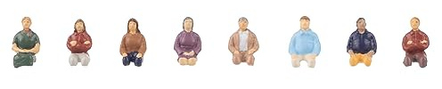 Faller 151685 Seated People without Legs Figure Set