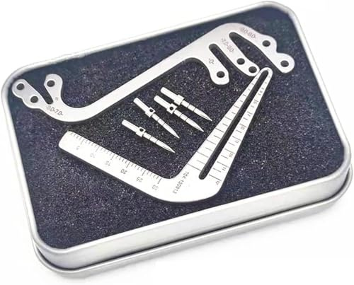 Zahnimplantat Guide Set, Zahnimplantat Guide Locator, Zahnimplantat Locator, Zahnimplantat Positionierung Guide Lineal Winkel Lineal Implant Tools Puncher Zangen für Zahnarzt Kieferorthopädische
