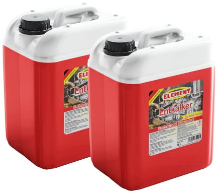 Entkalker | 2 x 5L | Entkalker für Kaffeevollautomat & Kaffeemaschine | Vollautomat Kaffeepadmaschinen Flüssigentkalker mit Farbindikator