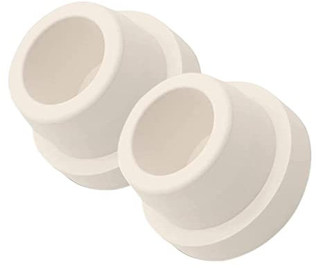 Lot de 2 Bouchons en Caoutchouc pour échelle de Piscine, Convient aux Tubes d'échelle de Piscine de 4,8 c, Embouts en Caoutchouc pour échelle de Piscine, Pare-Chocs de sécurité, Bouchons d'échelle