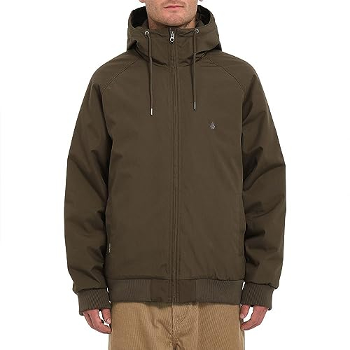 Volcom Unisex Hernan 5k Jacke Mantel, grau, XL