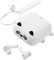 Bluetooth Kopfhörer, In Ear Kopfhörer Kabellos Bluetooth 5.3 Kopfhörer mit Eingebautem HD-Mikrofon, Type-C Niedliches Ladefach, HiFi Stereo Ohrhörer für Outdoor, Arbeit, Reisen, Studium (Weiß)