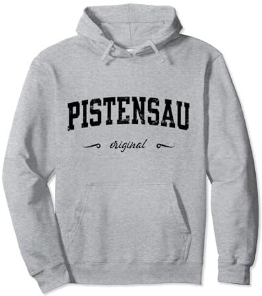 Pistensau Apres Ski Lustig Skifahren College Style Pullover Hoodie