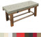 Lsjoaw Bankauflage 150X50X5CM Wasserdicht Sitzauflage Bankkissen Sitzkissen Gartenbank Auflage Schaukel Kissen für Gartenbank Schwingen Bankpolster Outdoor für Fensterbank Gartenkissen Silbergrau