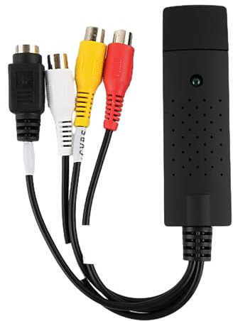 Jiqoe USB Video Box Convenient USB2.0 Video Converter For Reals Time Video And Editing Card Video Editing Tool