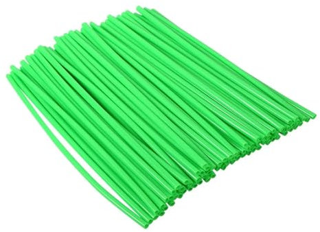 susongyuheng Juego de 72 Cubiertas universales for Llantas y radios de Motocross for Motocicletas Todoterreno, Color Rojo(Green)