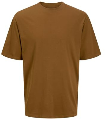 JACK & JONES Men's Jjesummer Linen Tee Ss O-Neck Sn Short-Sleeved Shirt