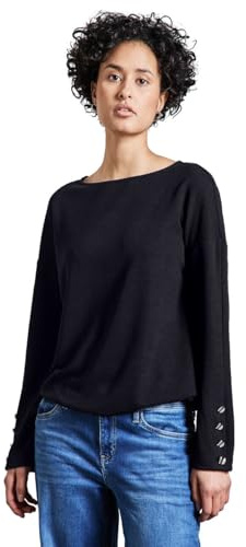 Street One Damen A322791 Shirt mit Knopfdetail (1er Pack)