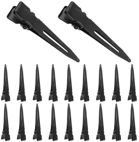 20 Pezzi Capelli a Becco d'anatra, Fermagli per Capelli Professionali a Becco D'anatra, Fermagli per Capelli, Forniture per Parrucchieri