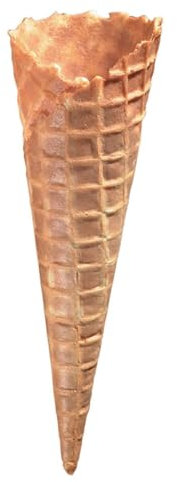 Wafer Wafer Tall Waffle Cone, Perfect for Gelato and Ice Cream - 135 Pieces