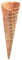 Wafer Wafer Tall Waffle Cone, Perfect for Gelato and Ice Cream - 135 Pieces
